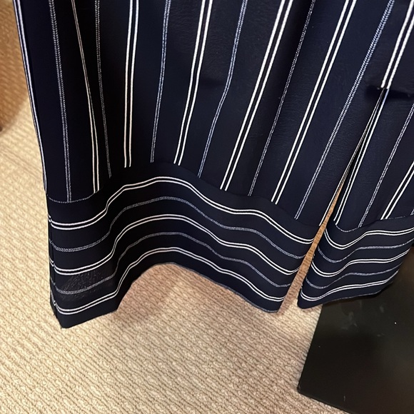 Black & white striped jumpsuit with belt size 8 - Picture 5 of 12